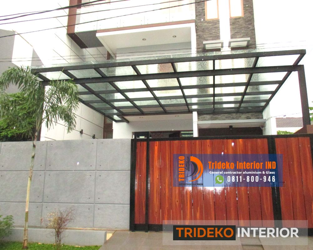 Model kanopi teras depan rumah minimalis Model kanopi teras depan rumah minimalis
