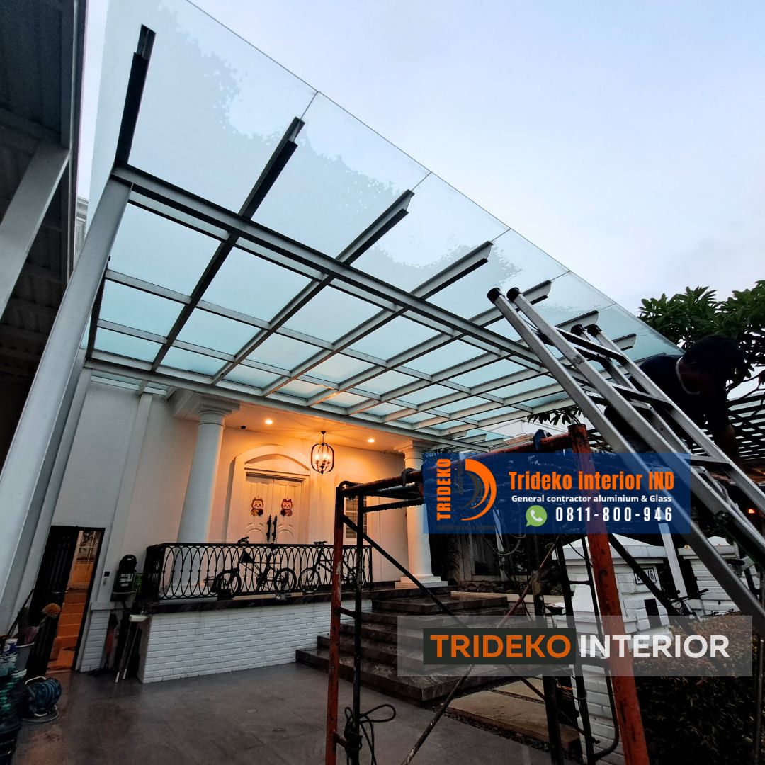 Kanopi Kaca Premium Minimalis Kanopi Kaca Premium Minimalis